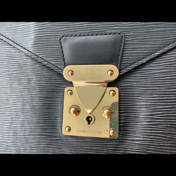 Louis Vuitton Black épi briefcase serviette - Picture 3 of 12